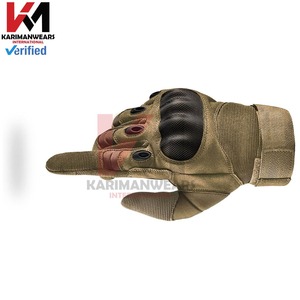 Guantes Tácticos Premium para Paintball, Palma con Absorción de Impactos, Protección Reforzada en los Nudillos, Antideslizantes, Respaldo de Malla Transpirable, Dedos Completos - Product Image 4