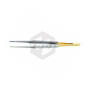Pinza de sutura Castroviejo micro dorada de acero inoxidable para cirugía menor, instrumento quirúrgico dental y oftalmológico - Product Image 2