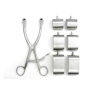 Juego de Retractores de Hombro Kolbel Personalizados con Accesorios de Cuchilla Intercambiables para Exposición de Tejido Quirúrgico Autoestable - Product Image 1