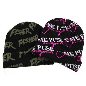 Hot Sale Cheap Beanie Cap Design Your Own Custom 100% Acrylic Sport Beanie Cap Wholesale Knitted Urban <b>Men</b> <b>Winter</b> <b>Hats</b> - Product Image 5
