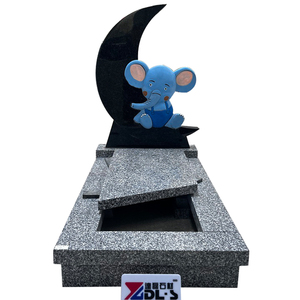 Lápida conmemorativa de diseño americano moderno New Grandee Black y G688 Monumentos de granito Baby Tombstone Precios para cementerio - Product Image 1