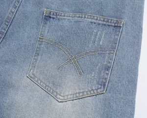 Shorts en jean personnalisés pour hommes, 100 % coton, pour fitness, course, entraînement, sport, été, légers, décontractés, streetwear, vente en gros - Product Image 5