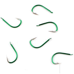 Lot de hameçons de pêche Izu vert Ghost Tooth à pointe décalée, design barbelé pour carpe crucian et carpe par zuol - Product Image 4
