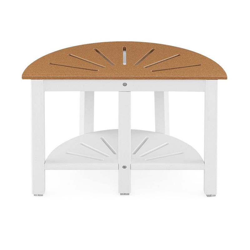 Couleur marron et blanc