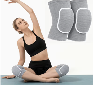 Rodilleras Deportivas Ultra Gruesas con Esponja Amortiguadora, Elásticas, Transpirables, Antideslizantes, Protector de Rodilla para Entrenamiento de Voleibol, Nailon - Product Image 6