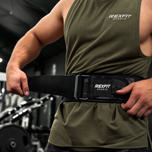 Cinturón de Gimnasio Ajustable de Nailon para Levantamiento de Pesas, Venta al Por Mayor, Fabricante y Exportador con Logotipo Personalizado para Compradores de Marca Privada - Product Image 3