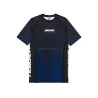 Personnalisez votre propre logo Rash Guard à manches complètes sublimé MMA Rash Guard BJJ Rash Guard, Compression Shirt MMA Rashguard pour hommes