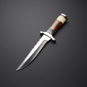 Cuchillo Bowie Clásico de Supervivencia para Exteriores, Hoja de Acero Inoxidable con Mango de Hueso, Grado Industrial, Alta Calidad, Personalizado, OEM, Envío Directo - Product Image 2