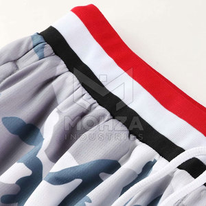 Nouveau design, short de basketball décontracté pour homme, taille mi-haute, sur mesure, respirant, séchage rapide, 100% polyester, vente en gros - Product Image 5