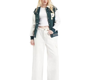 เสื้อแจ็กเก็ตสตรีทแขนยาวปักตามสั่งสไตล์สตรีทสำหรับฤดูหนาว - Product Image 6