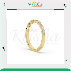 แหวนแต่งงานเพชรแท้และเพชรเพาะเลี้ยงสีขาว DEF ผลิตในอินเดีย ยอดขายสูงสุด พร้อมความใสระดับ VS1, VVS1 และ VVS2 - Product Image 2