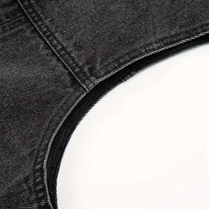 Nuevo Chaleco Vaquero para Hombre 2025, Personalizado, a la Moda, a Bajo Precio, Transpirable, Sostenible, con Botones Cubiertos, OEM - Product Image 4