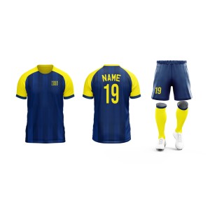 Vêtements de sport légers à séchage rapide pour les entraînements et les matchs, qualité professionnelle, kit de football personnalisable pour équipe - Product Image 3