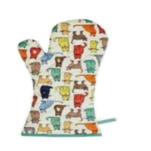 Wholesale <b>Cheap</b> Price Custom Printed Logo Eco-Friendly Sustainable Cotton Oven Mitts Kitchen Oven Safe Washable Reusable - Product Image 5