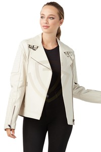 Chaqueta de Invierno para Mujer en Oferta, Transpirable, de Cuero Puro de Alta Calidad con Estilo Moderno, Chaquetas de Cuero para Mujer - Product Image 4