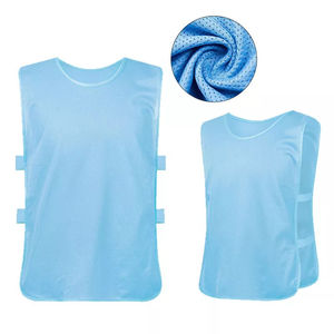 Chalecos Deportivos Transpirables y Ligeros con Logotipo Frontal para Entrenamiento de Invierno y Verano, para Equipos de Fútbol, 100% Seda, Precio al por Mayor - Product Image 6