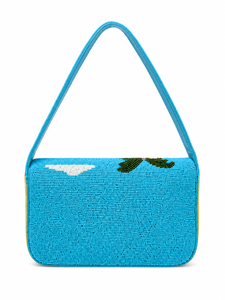 Luxury Handmade Glass Beaded Beach Shoulder Bag Women Designer Summer <b>Handbag</b> Custom OEM ODM Wholesale - Product Image 3