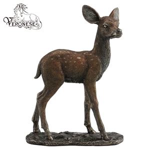 Figurine en résine de luxe peinte à la main - Aigle doré - Design vénitien - 19x9,5x19,5 cm - Décoration d'intérieur - Product Image 3