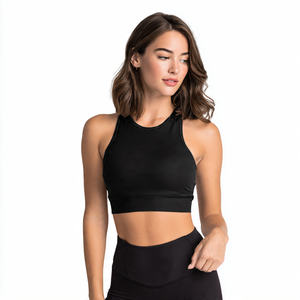 Camisetas Deportivas de Punto de Poliéster/Algodón para Mujer, de Secado Rápido, Transpirables, con Logotipo Frontal, para Verano - Product Image 5