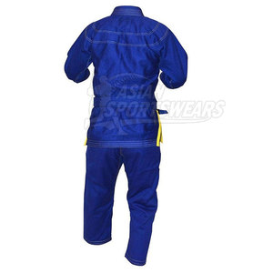 Kimono de BJJ Professionnel en Coton Lourd 100% Résistant aux Déchirures, Respirant et à Séchage Rapide, avec Logo Frontal pour l'Entraînement en Arts Martiaux - Product Image 4