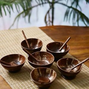 Utensilios de Cocina Sostenibles Hechos con Cáscara de Coco |   Cuencos Naturales Hechos a Mano para una Vida Saludable - Product Image 4