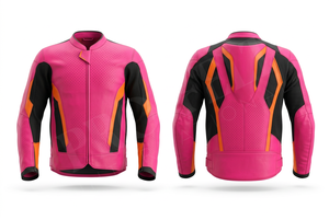 Chaqueta de Motociclista de Cuero Genuino de Último Diseño, Paneles de Malla Transpirable para Motociclistas, Chaquetas de Motocicleta Elegantes y Duraderas - Product Image 5