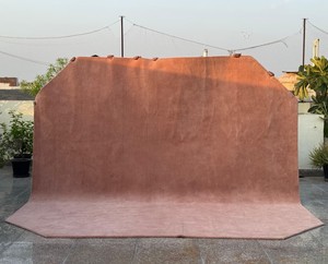 Modern <b>Abstract</b> Irregular Shape Hand Tufted 100% Wool Area Rug | Custom Designer Handmade Carpet Supplier - Product Image 2