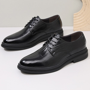Fashion Trendy <b>Men's</b> Formal Business Shoes 2026 New Convenient Lace-Up Design Elegant Formal Leather <b>Dress</b> Shoes for <b>Men</b> - Product Image 2