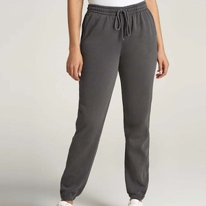 Pantalones Deportivos de Cintura Alta y Pierna Ancha, Cómodos Pantalones de Estar por Casa y Joggers Deportivos con Bolsillos, Pantalones Jogger Casuales para Mujer - Product Image 1