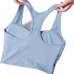 Conjuntos de Yoga para Mujer de Alta Calidad, Transpirables, Tela Personalizada, Sin Costuras, con Cordón Delantero, Talla Grande, 2 Piezas, Diseño Sólido, para Gimnasio y Fitness - Product Image 2
