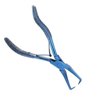 Pince à perles bleues de 5,5 pouces, pince à micro-perles, pince à perles en acier inoxydable, outils professionnels pour extensions de cheveux - Product Image 3