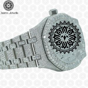 Montre de luxe pour homme Charm Jewells, boîtier en acier inoxydable, cadran de 40 mm, mouvement mécanique analogique, date automatique, luminescent, étanche 10 bars - Product Image 6