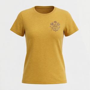 T-shirt graphique pour femme, imprimé avant audacieux, coton doux, look décontracté et cool, tendance Halloween, couleur personnalisée - Product Image 1