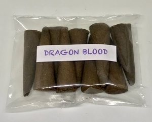 Cônes d'encens naturel de sang de dragon approvisionnement en gros de cônes d'encens de meilleure marque (noir) - Product Image 1