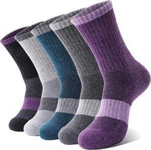 Calcetines de lana merino de larga duración con tejido de rizo acolchado para máxima calidez - Product Image 2