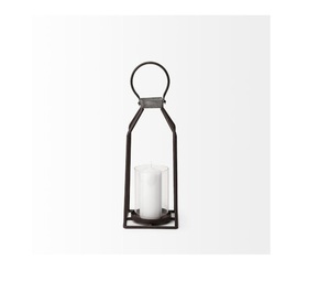 Beautiful Matt <b>Black</b> Finished Modern Design Classic Selling Premium Portable Centerpiece Metal <b>Lantern</b> For Christmas Wedding - Product Image 1