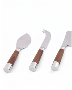 Modern <b>Cheese</b> <b>Knife</b> <b>Set</b> Stainless Steel Blade With Wood Handle Durable Kitchen Tools For Serving <b>Cheese</b> And Kitchen Use - Product Image 1
