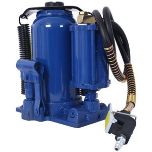 Martinetto idraulico pneumatico da 20 tonnellate/44029 libbre con gamma di sollevamento di 10,2-19,7 pollici, pompa ad aria manuale completamente saldata per auto - Product Image 4