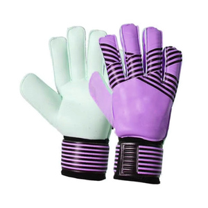 Gants de gardien de but bleu clair OEM/ODM à doigts coupés, avec impression en caoutchouc rayé, pour matchs de football, de COSH Sports - Product Image 6