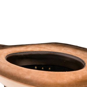 Vintage Leather <b>Hat</b> For Men New Wide Brimmed Style Cowboy <b>Hat</b> For Adult With Western Leather <b>Hats</b> - Product Image 5