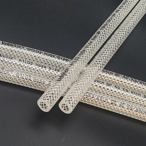 Tuyau flexible industriel tressé en PVC de 8 mm x 13 mm de diamètre, renforcé de polyester synthétique, pression de service de 15 bars, résistance à la pression de 60 bars - Product Image 3