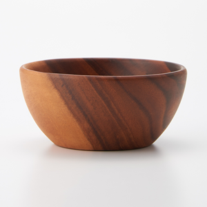 Elegante y Duradero Tazón de Madera con Aspecto Brillante y Pulido, 100% Madera Natural, para Servir Alimentos, Utensilios de Cocina y Restaurantes - Product Image 2