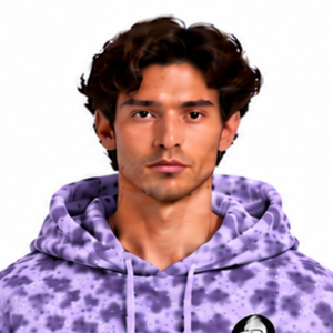 Lavender <b>Leopard</b> <b>Print</b> Hoodie Heavyweight Pullover <b>Sweatshirt</b> Oversized Fit Drawstring Hood Kangaroo Pocket Casual Winter - Product Image 3