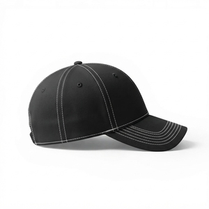Gorra de Béisbol Lisa de Poliéster 100% al por Mayor, Gorra de Béisbol Deportiva de 6 Paneles de Color Sólido para Hombre - Product Image 2