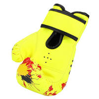 Guantes de Boxeo Profesionales con Cordones, Agarre Ergonómico, PU, para Boxeo, MMA, Muay Thai, Sparring y Kick Boxing