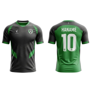 เสื้อฟุตบอลอเมริกันวินเทจสั่งทำพิเศษ ขายส่ง ผ้าตาข่ายย้อนยุค โพลีเอสเตอร์ 100% ระบายเหงื่อได้ดี คอวี - Product Image 1