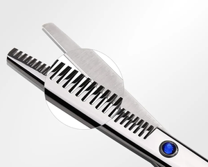 Nouvelles Ciseaux de Coiffure Professionnels 6 Pouces en Acier Inoxydable Tranchant pour Salon de Beauté, Ciseaux à Effiler Personnalisables en Couleur - Product Image 4