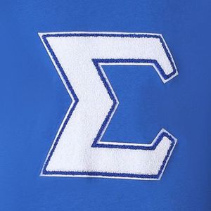 T-shirt en chenille avec lettres Phi Beta Sigma pour hommes, coupe confortable, tissu de qualité supérieure, vêtements de fraternité grecque, tenue décontractée - Product Image 5