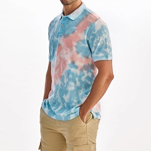 Camisetas polo tie-dye para hombre de alta calidad, últimas tendencias, cómodas y de gran demanda. - Product Image 4