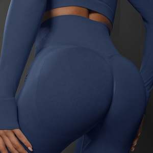 Conjunto Deportivo de 2 Piezas de Alta Calidad para Mujer, Cintura Alta, Corte Ajustado, para Pilates, Yoga, Fitness, Gimnasio, Sin Mangas - Product Image 2